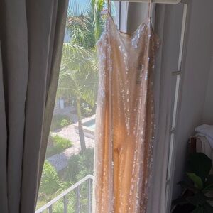 PLT Tall Strappy Sequin Dress